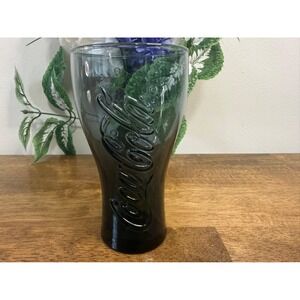 Vintage Coca-Cola Smokey Grey Bubble Glass Replacement Coke Lover‎ Retro